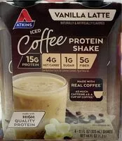 Mängden socker i Iced coffee protein shake vanilla latte