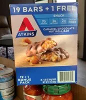 Mängden socker i Caramel chocolate nut roll bar