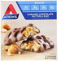 Mängden socker i Caramel chocolate nut roll bar