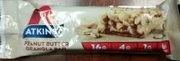 Mängden socker i Atkins peanut butter bar