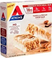 Mängden socker i Vanilla pecan crisp bar, vanilla pecan crisp