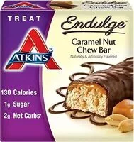 Mängden socker i Caramel Nut Chew Bar