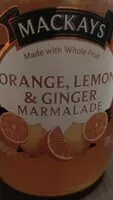 Mängden socker i Orange Lemon and ginger marmalade