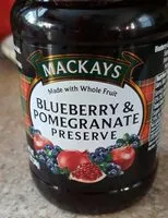 Mängden socker i Blueberry pomegranate preserve