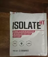 Mängden socker i Isolate HT