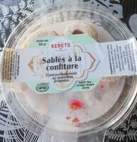 Mängden socker i Sablés à la confiture