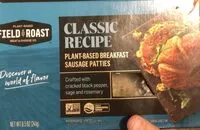 Mängden socker i Plant-based breakfast sausage patties