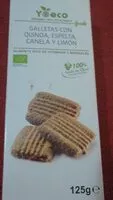 Mängden socker i Galletas con quinia, espelta, canela y limón