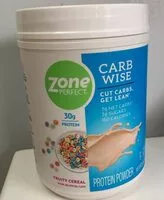 Mängden socker i Fruity cereal carb wise protein powder