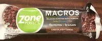 Mängden socker i Zone perfect macros chocolatey cereal