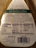 Mängden socker i Lite Northern Italian With Basil & Romano Dressing