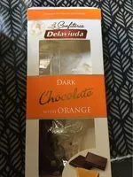 Mängden socker i Dark chocolate with orange