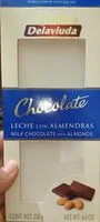 Mängden socker i Chocolate con almendras