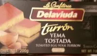 Mängden socker i Turron Yema Tostada