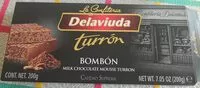Mängden socker i Bombón milk chocolate mousse turrón