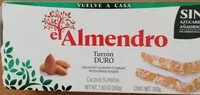 Mängden socker i El Almendro Turron Duro Sin Azúcares Añadidos