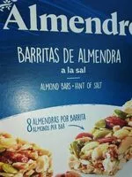 Mängden socker i Barritas de almendra
