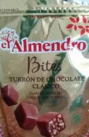 Mängden socker i Bites turrón de chocolate clásico