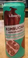 Mängden socker i Liberty Kombucha pomegranate