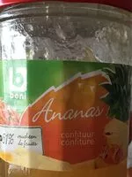 Mängden socker i Confiture ananas