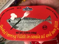 Mängden socker i Smoked Herring Fillets