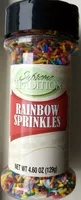 Mängden socker i Rainbow Sprinkles