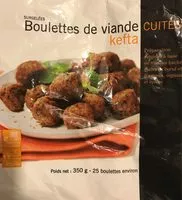 Mängden socker i Boulettes de viande cuites kefta