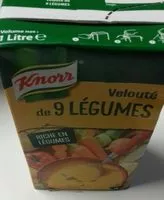 Mängden socker i Velouté de 9 légumes
