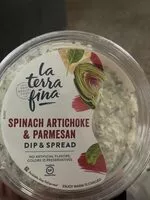 Mängden socker i Chunky Spinach Artichoke & Parmesan Dip & Spread