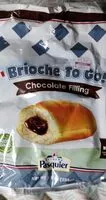 Mängden socker i Pasquier - Chocolate Filled Brioche To-Go French Rolls, 8.1oz (230g)