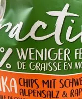 Mängden socker i Creative Paprika Chips