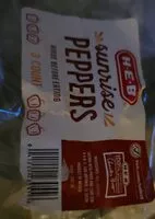 Mängden socker i sunrise peppers