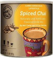 Mängden socker i Carb conscious drink mix spiced chai low carb