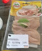 Mängden socker i Poitrine de dinde  extra fin