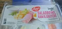 Mängden socker i saladbowl ham & gruyère
