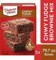 Mängden socker i Chewy fudge brownie mix