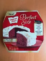 Mängden socker i Duncan hines, perfect size, red velvet cake mix & cream cheese frosting mix