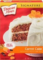 Mängden socker i Signature carrot cake mix