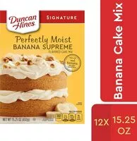 Mängden socker i Signature perfectly moist banana supreme cake mix