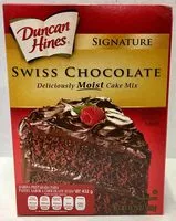 Mängden socker i Signature perfectly moist swiss chocolate cake mix