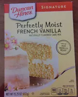 Mängden socker i Signature perfectly moist french vanilla cake mix