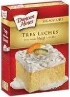 Mängden socker i Signature tres leches deliciously moist cake mix