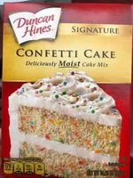 Mängden socker i Confetti Cake