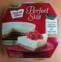 Mängden socker i Duncan hines, perfect size, cheesecake filling & graham cracker crust mixes