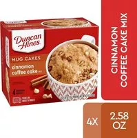 Mängden socker i Mug cakes cinnamon coffee cake mix