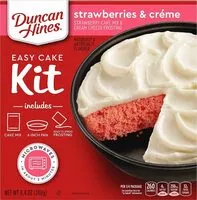 Mängden socker i Easy cake kit strawberries creme cake mix