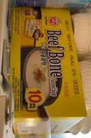 Mängden socker i Beef bone flavored soup