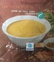 Mängden socker i Velouté Lentilles corail, crème de coco, curry, coriandre