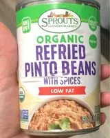Mängden socker i Organic Refried Pinto Beans with Spices