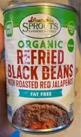 Mängden socker i Organic Refried black beans with roasted jalapeño
